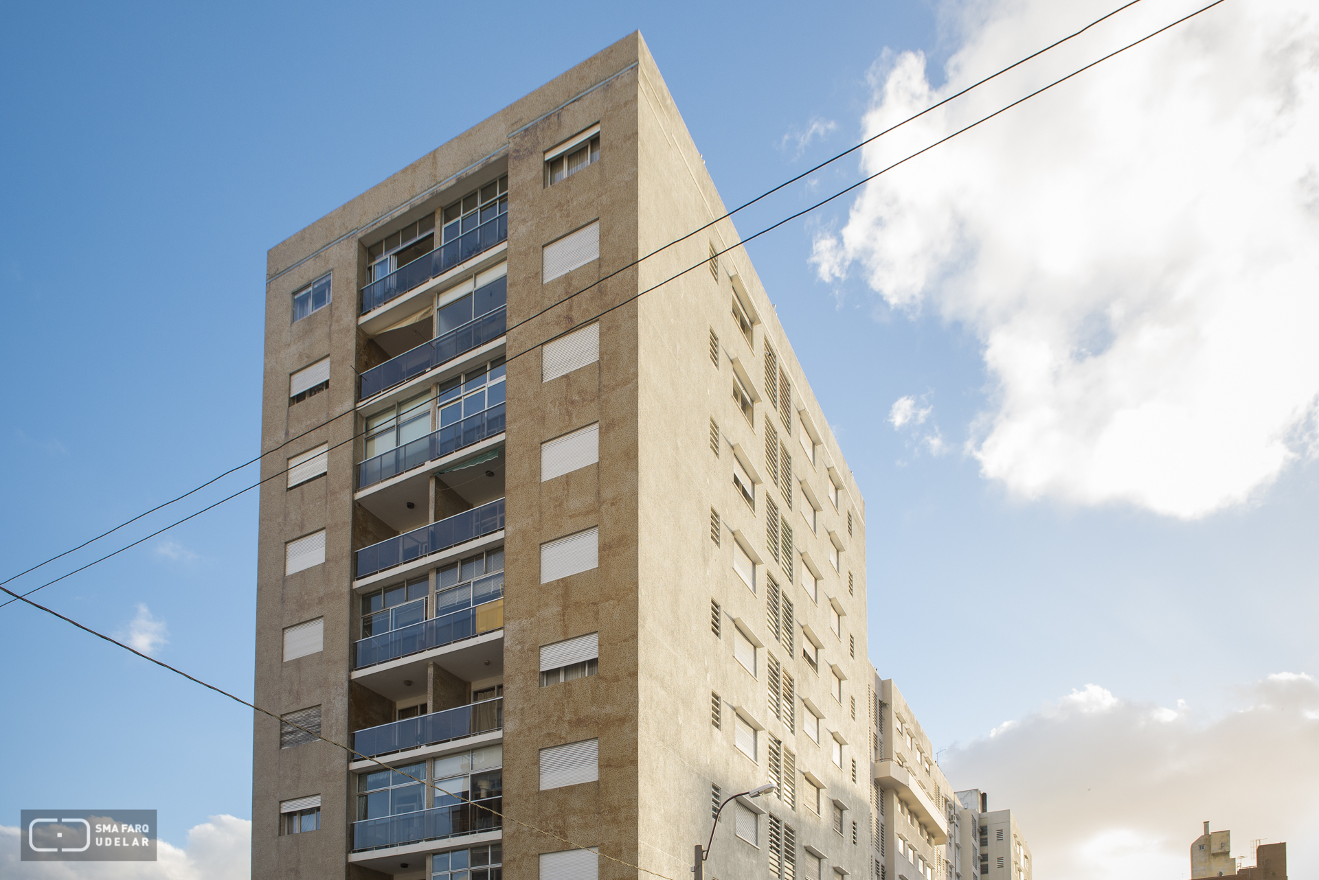 Edificio Roma Portofino Nervi, Pintos Riso,1954-66-Montevideo. Fotos Nacho Correa 2015