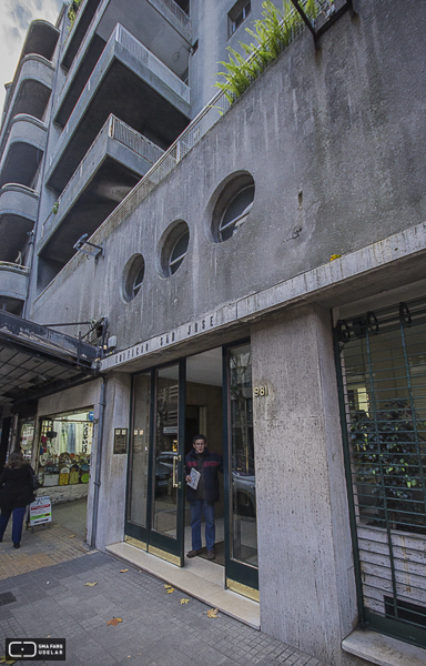 Vivienda de Apartamentos San José, arqs. ETCHEBARNE BIDART Julio y CIURICH Elías, 1934, Montevideo, Foto: Nacho Correa 2015