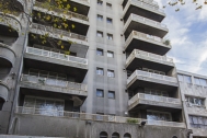 Vivienda de Apartamentos San José, arqs. ETCHEBARNE BIDART Julio y CIURICH Elías, 1934, Montevideo, Foto: Nacho Correa 2015