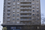 Edificio de apartamentos Tapie, arq. VAZQUEZ ECHEVESTE Alfredo, 1936, Montevideo, Foto: Nacho Correa 2011