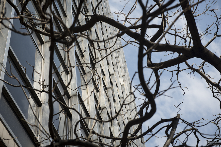 Galería Comercial Edificio del Notariado, arqs. BARAÑANO, BLUMSTEIN, FERSTER, RODRIGUEZ OROZCO, 1962, Montevideo, Foto: Julio Pereira 2012