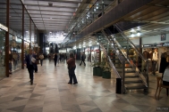 Galería Comercial Edificio del Notariado, arqs. BARAÑANO, BLUMSTEIN, FERSTER, RODRIGUEZ OROZCO, 1962, Montevideo, Foto: Tano Marcovecchio 2007