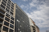 Galería Comercial Edificio del Notariado, arqs. BARAÑANO, BLUMSTEIN, FERSTER, RODRIGUEZ OROZCO, 1962, Montevideo, Foto: Julio Pereira 2012