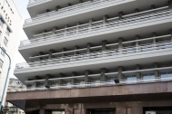 Vivienda Apartementos Lincoln y Vogar, arq. FERNÁNDEZ LAPEYRADE, 1948-1956, Montevideo, Foto: Silvia Montero 2015