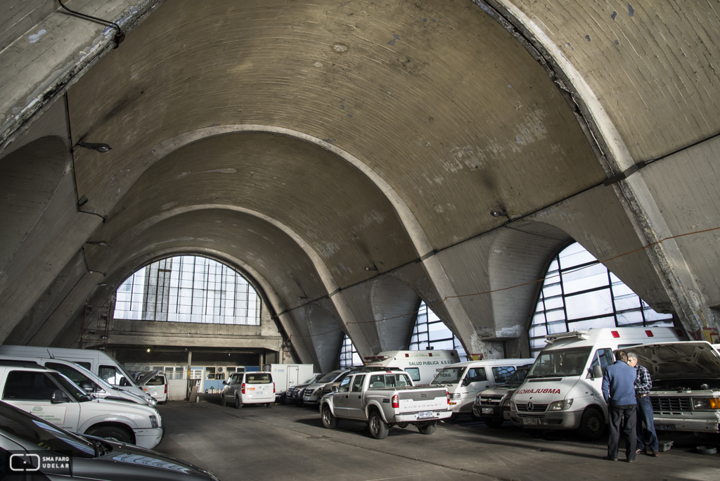 Garage Asistencia Pública Nacional, arq. VILAMAJÓ Julio, 1931, Montevideo, Foto: Silvia Montero 2015