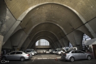 Garage Asistencia Pública Nacional, arq. VILAMAJÓ Julio, 1931, Montevideo, Foto: Silvia Montero 2015