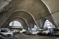 Garage Asistencia Pública Nacional, arq. VILAMAJÓ Julio, 1931, Montevideo, Foto: Silvia Montero 2015