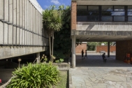 Liceo Nueva Helvecia, s/d Direccción gral. de Arquitectura MOP, Nueva Helvecia, Colonia, Uruguay, 1965. Foto Nacho Correa 2014