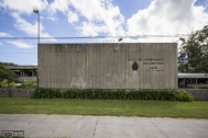 Liceo Nueva Helvecia, s/d Direccción gral. de Arquitectura MOP, Nueva Helvecia, Colonia, Uruguay, 1965. Foto Nacho Correa 2014