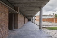 Liceo Nueva Helvecia, s/d Direccción gral. de Arquitectura MOP, Nueva Helvecia, Colonia, Uruguay, 1965. Foto Nacho Correa 2014