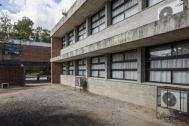 Liceo Nueva Helvecia, s/d Direccción gral. de Arquitectura MOP, Nueva Helvecia, Colonia, Uruguay, 1965. Foto Nacho Correa 2014