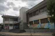 Liceo No 4 Juan Zorrilla de San Martin, arq. DANERS Pedro, 1945, Montevideo,  Foto: Andrea Sellanes 2014