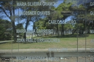 Memorial de los Desaparecidos, arqs. KOHEN Martha y OTERO Ruben, Parque Vaz Ferreira, Cerro, 1998 (concurso), Foto: Andrea Sellanes 2014