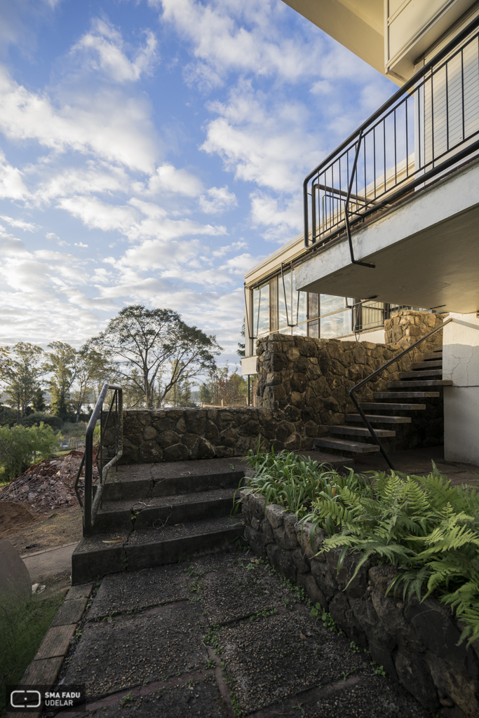 Vivienda Fernández Ambrosini, arq. RODRÍGUEZ FOSALBA, C. A., Salto, Uy. 1953. Foto: Nacho Correa 2016