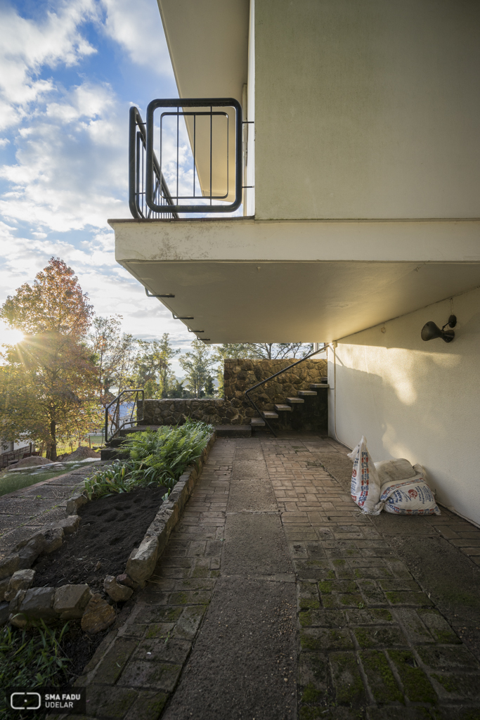 Vivienda Fernández Ambrosini, arq. RODRÍGUEZ FOSALBA, C. A., Salto, Uy. 1953. Foto: Nacho Correa 2016