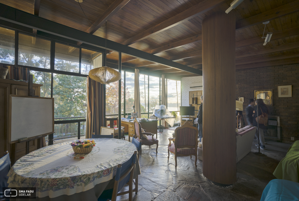 Vivienda Fernández Ambrosini, arq. RODRÍGUEZ FOSALBA, C. A., Salto, Uy. 1953. Foto: Nacho Correa 2016