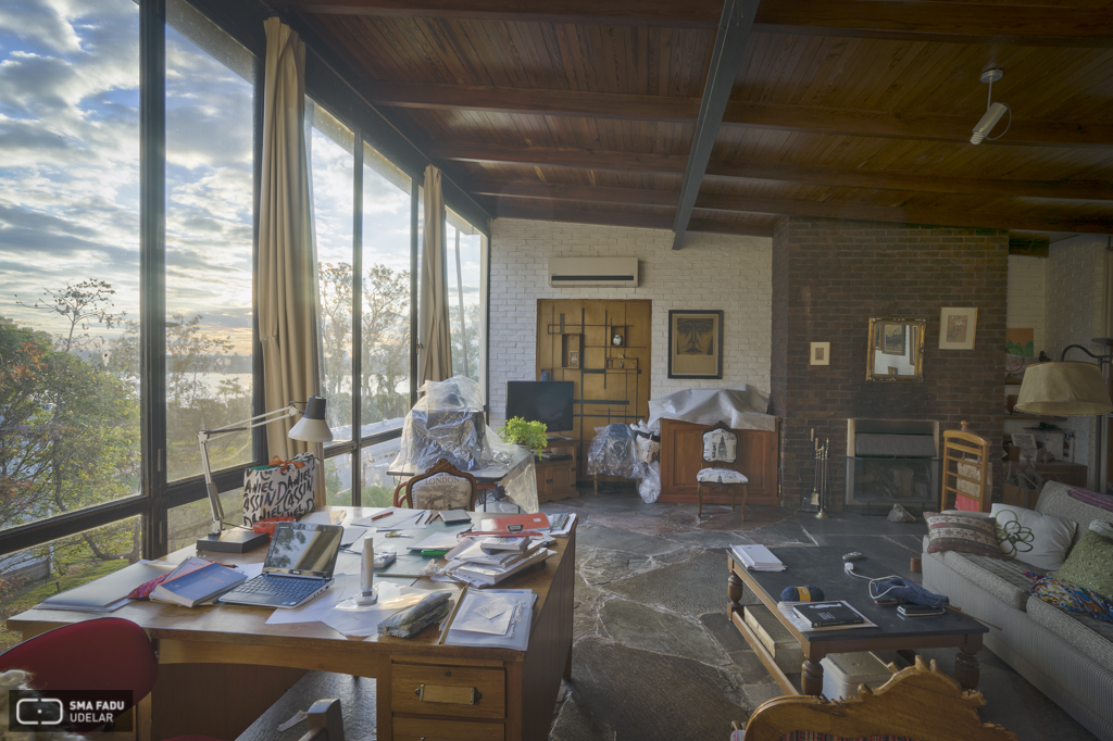 Vivienda Fernández Ambrosini, arq. RODRÍGUEZ FOSALBA, C. A., Salto, Uy. 1953. Foto: Nacho Correa 2016