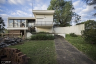 Vivienda Fernández Ambrosini, arq. RODRÍGUEZ FOSALBA, C. A., Salto, Uy. 1953. Foto: Nacho Correa 2016