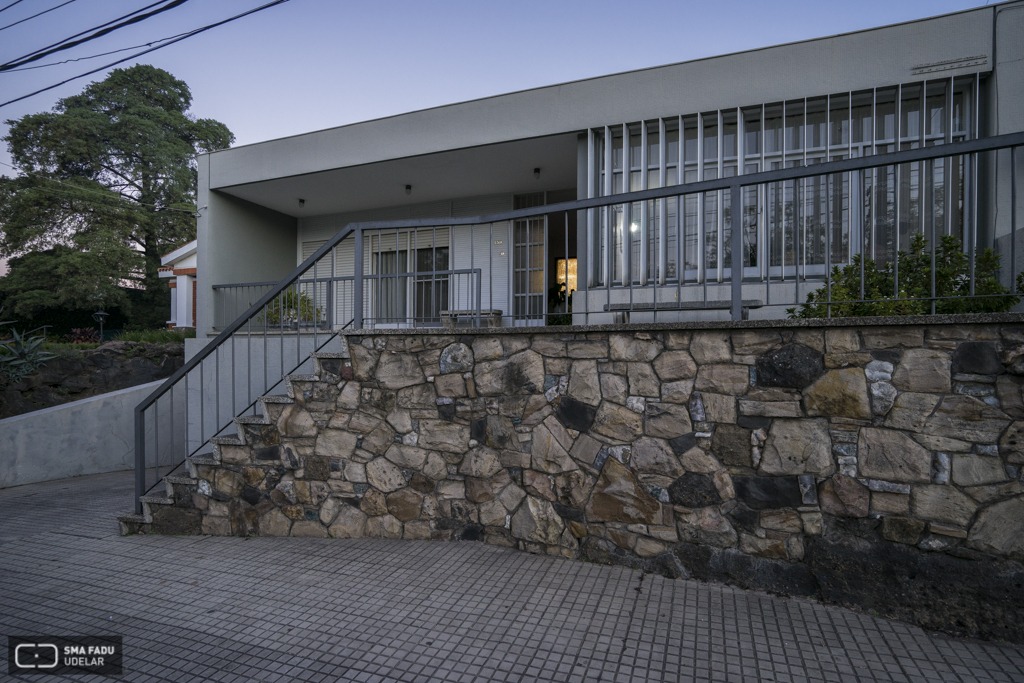 Vivienda Motta, arq. RODRÍGUEZ FOSALBA, C. A.,  Salto, Uy. 1959. Foto: Nacho Correa 2016.