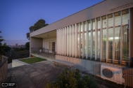 Vivienda Motta, arq. RODRÍGUEZ FOSALBA, C. A.,  Salto, Uy. 1959. Foto: Nacho Correa 2016.