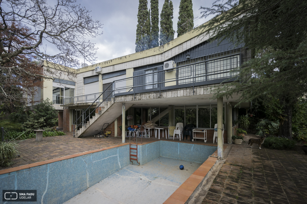 Vivienda Perossio, arq. RODRÍGUEZ FOSALBA, C. A., Salto, Uy. 1957. Foto: Nacho Correa 2016.