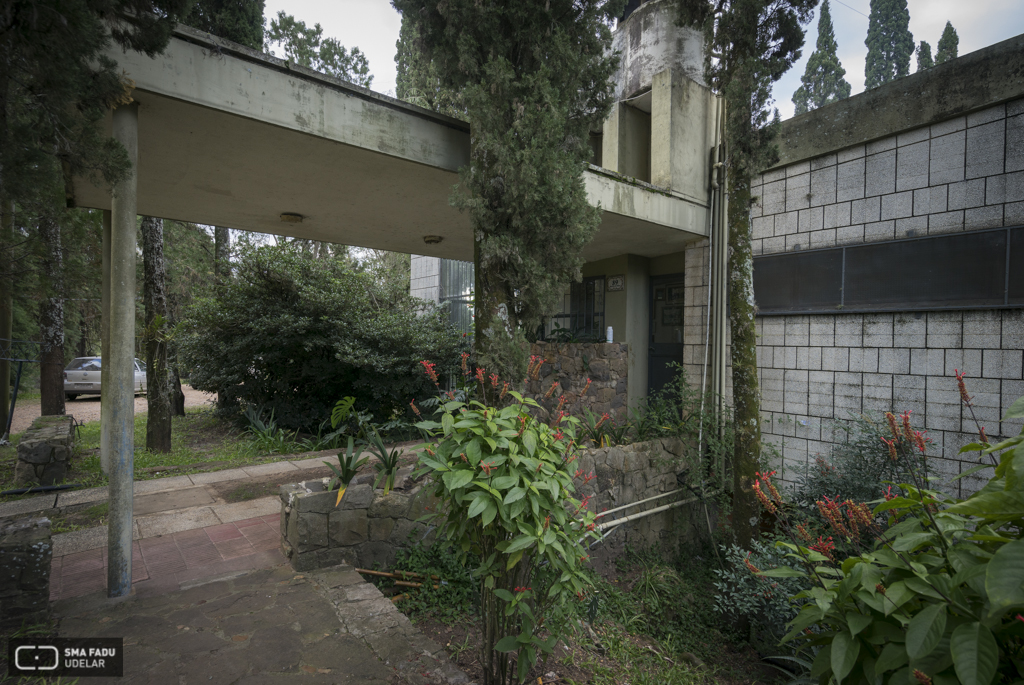 Vivienda Perossio, arq. RODRÍGUEZ FOSALBA, C. A., Salto, Uy. 1957. Foto: Nacho Correa 2016.