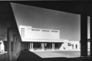 Oficinas Administrativas y Dependencia, arq. LORENTE ESCUDERO, R. , La Teja, Montevideo, Uy.1934. Foto: Archivo SMA, Donación Archivo personal del autor.