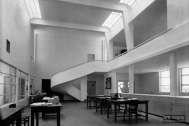 Oficinas Administrativas y Dependencia, arq. LORENTE ESCUDERO, R. , La Teja, Montevideo, Uy.1934. Foto: Archivo SMA, Donación Archivo personal del autor.