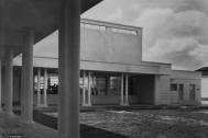 Oficinas Administrativas y Dependencia, arq. LORENTE ESCUDERO, R. , La Teja, Montevideo, Uy.1934. Foto: Archivo SMA, Donación Archivo personal del autor.