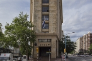 Edificio Administrativo Central ANCAP, arq. LORENTE ESCUDERO, R. , Montevideo, Uy. 1938. Foto:Nacho Correa.