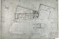 Estación de servicio Uruguayana y Bulevar Artigas ANCAP, arq. LORENTE ESCUDERO, R. , Capurro, Montevideo, Uy. 1942. Foto: Archivo SMA, Donación Archivo personal del autor.