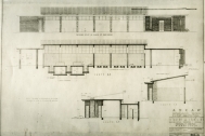 Estación de servicio Uruguayana y Bulevar Artigas ANCAP, arq. LORENTE ESCUDERO, R. , Capurro, Montevideo, Uy. 1942. Foto: Archivo SMA, Donación Archivo personal del autor.