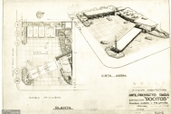 Estación de Servicio Rambla y Solano Antuña ANCAP, arq. LORENTE ESCUDERO, R. , Montevideo, Uy. 1949. Foto: Archivo SMA Donación Archivo personal del autor. Actualmente Demolido.