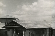 Estación de Servicio Gorlero ANCAP, arq. LORENTE ESCUDERO, R. , Punta del Este, Maldonado, Uy. 1945. Foto: Archivo SMA, Donación Archivo personal del autor.