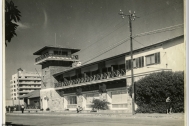 Estación de Servicio Gorlero ANCAP, arq. LORENTE ESCUDERO, R. , Punta del Este, Maldonado, Uy. 1945. Foto: Archivo SMA, Donación Archivo personal del autor.