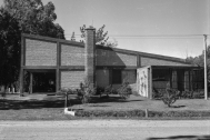 Vivienda Chilavert, arq. LORENTE ESCUDERO, R. , Bella Vista, Maldonado, Uy. 1957. Foto: Archivo SMA, Donación Archivo personal del autor.