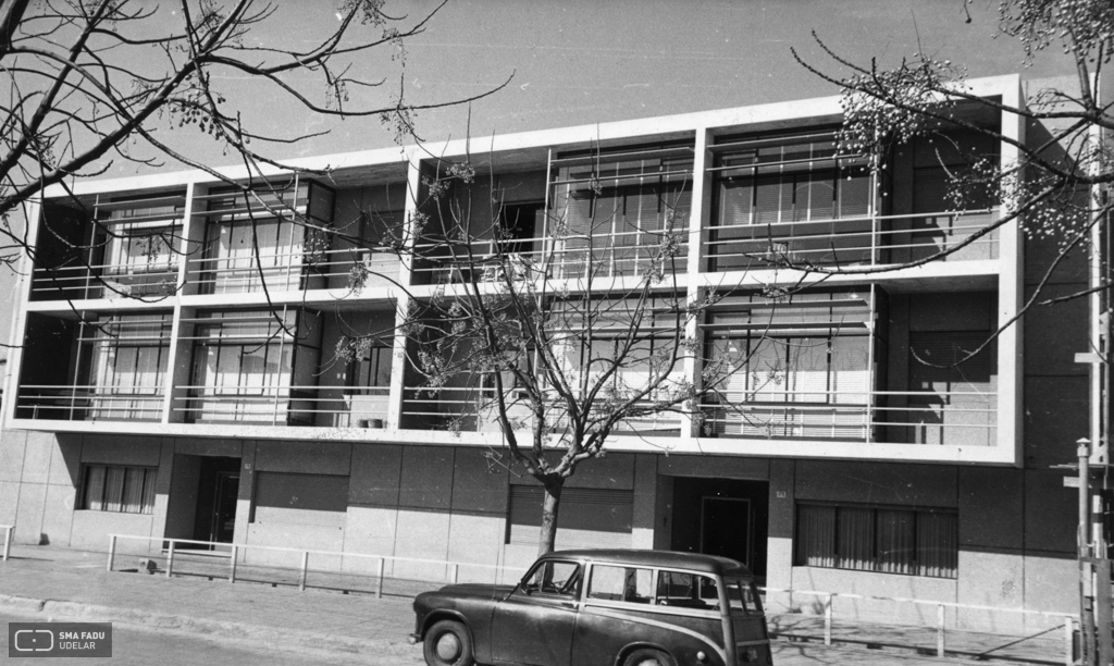 Edificio Berro, LORENTE ESCUDERO, Rafael, Montevideo, Uy. 1952.Foto: Archivo SMA, Donación Archivo personal del autor.