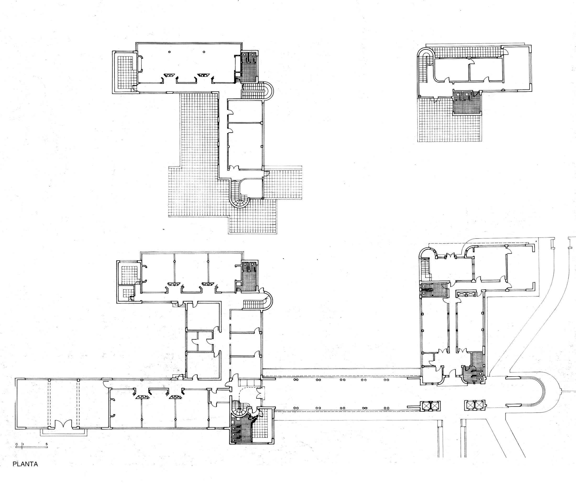 Laboratorios y Oficinas, arq. LORENTE ESCUDERO, R. , La Teja, Montevideo, Uy. 1935. Origen: Monografía Rafael Lorente Escudero 1907-1992. Editorial Dos puntos. Montevideo, 1993.