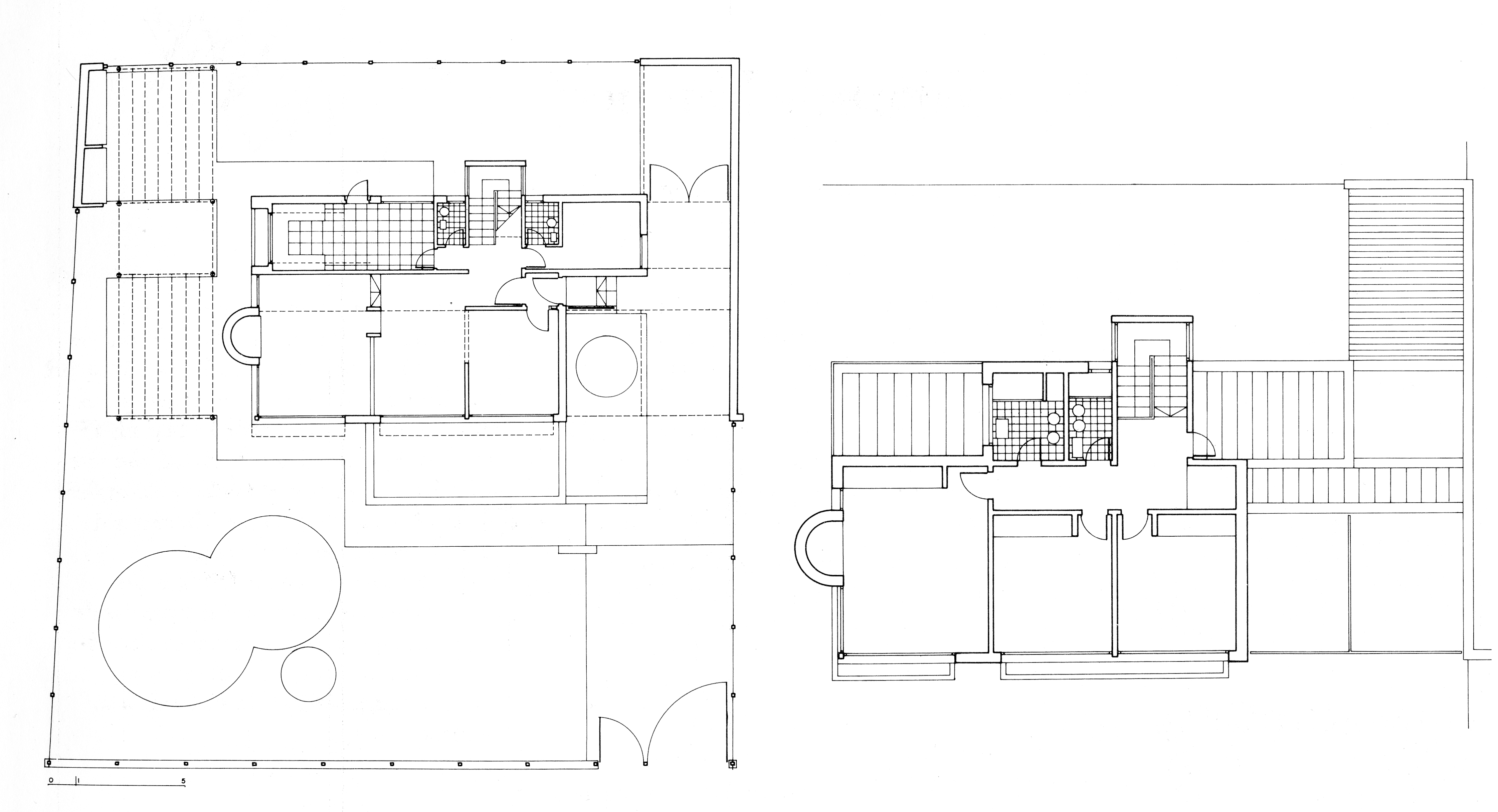 Vivienda Berchesi, arq. LORENTE ESCUDERO, R. , Punta Gorda, Montevideo, Uy. 1980. Origen: Monografía Rafael Lorente Escudero 1907-1992. Editorial Dos puntos. Montevideo, 1993.