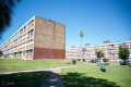 Edificio de viviendas Unidad de Habitación Nº1, arq. SCARLATO, Montevideo, Uy. 1964. Foto: Sofía Ghiazza 2019