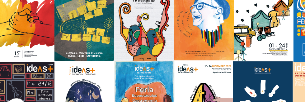 #caption-1 Exposición | Afiches Feria de Ideas+