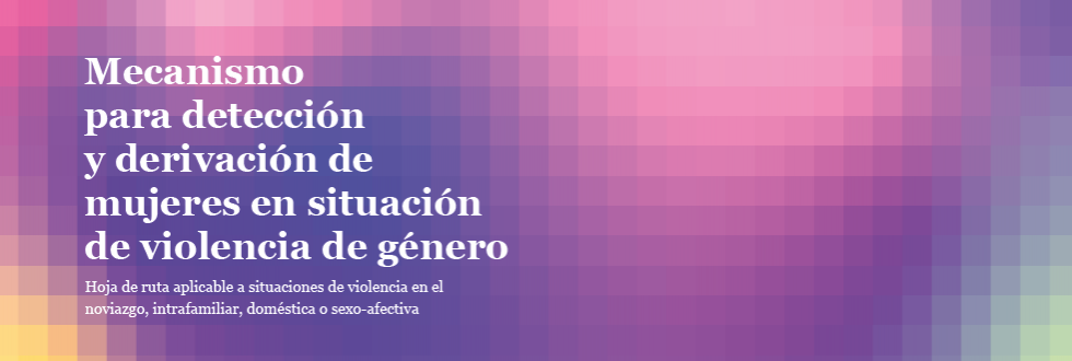 Mecanismo para detección y derivación de mujeres en situación de violencia de género